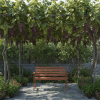 local-goods-image-2123a60e88-4908b520-b4d0-4cfa-aa55-2a839ab6e872 COSTWAY Outdoor Hardwood Loveseat Bench, 2 Persons Wood Patio Chair with Slatted Seat & Angled Backrest, Ergonomic Garden Bench for Porch, Backyard, Balcony