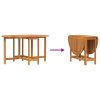 vidaXL Garden Table Folding Brown Solid Acacia Wood Outdoor Surface Patio