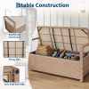local-goods-image-5b1c731b-5d275fc4-423d-4b15-9ee5-9a0af82ab28e Wicker storage stool Iron Plastic wood Wicker Wicker Waterproof cushion Wicker storage stool