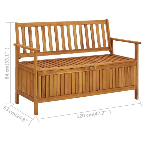 local-goods-image-675bebae-b6e2bfa1-f8bd-4f1f-baa1-ae31f03290e4-cfebaa2e1c1de6151c3509a3acc68727 vidaXL Outdoor Storage Bench Deck Box for Patio Furniture Solid Wood Acacia