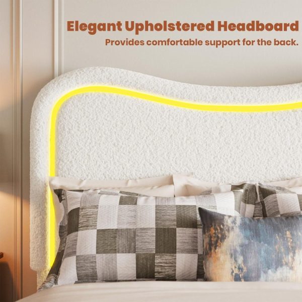 local-goods-image-6cd89512-0d8c8eb2-2b95-496c-b70b-95ea2ee04730 1 box of other materials LED lambswool double drawer bed