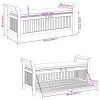 vidaXL Patio Storage Bench with Cushion Loveseat Outdoor Solid Wood Acacia