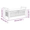 vidaXL Patio Storage Bench with Cushion Loveseat Outdoor Solid Wood Acacia