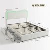 local-goods-image-a4e6a737-86bb2f24-13a0-42ed-8506-846c55a3e582 1 box of other materials LED lambswool double drawer bed