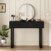 local-goods-image-aa5d7e06-f5ef7b79-eff9-48dc-b587-12accd97d969 IDEALHOUSE Vanity Desk with Mirror and Lights, 49.2”H Makeup Vanity with 3 Color Lights and Adjustable Brightness, Bedroom Vanity Table with 2 Drawers, Black