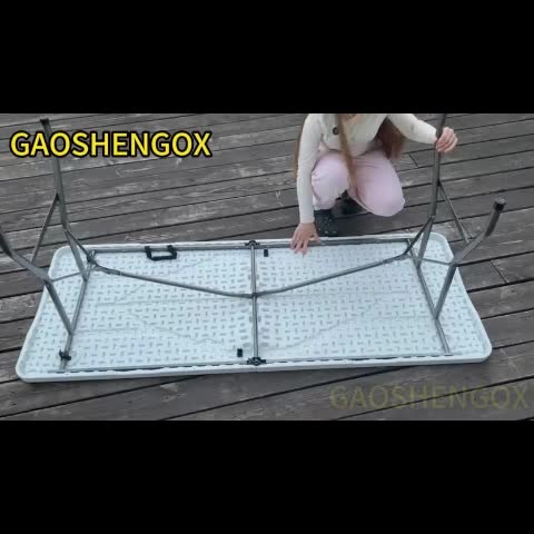product-308eeae0a796b5720fc2c39e02d7d16c67341104.temu_.000001 6FT Folding Table, 6 Foot Folding Table Heavy Duty, Portable Plastic Folding Table with Handle, Fold in Half Table for Indoor Outdoor Use, Fold Up Table for Camping Dining Party Picnic Events