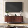 product-34228cbfd5bfd87ec9007cf4708312f5f87fcd80.goods_.000001 PAZCASA Wide Large TV Stand, Available in 86-inch/70.8-inch/55-inch Sizes, with Power Outlets, Suitable for 90-inch TVs. Sturdy and Durable Entertainment Center Featuring Adjustable Shelves, Sliding Doors, and Ample Storage Space. Modern Media