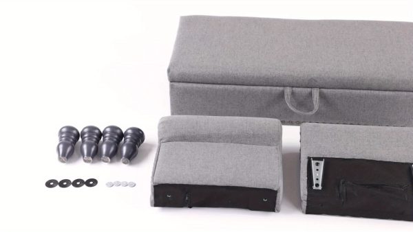 product-3b38d9fe4bcc07cac0b15cc189cbac541aa37c14.goods_.000001 ATOMHAUS Upholstered Storage Bench for Bedroom End Of Bed Rolled Armed Corduroy Linen Fabric Ottoman Couch Long Bench Window Sitting Fireplace Toy Storage Bench Living Room Furniture