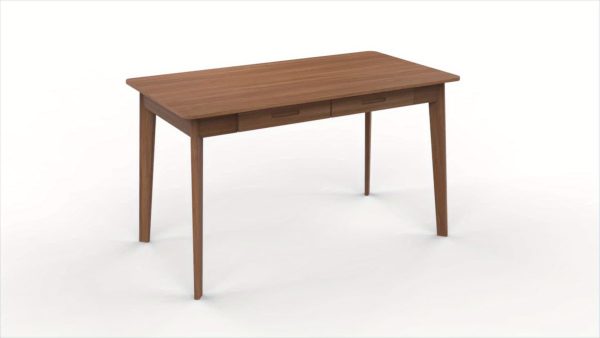 product-3fab934b2f90d0f057ed7f0e4cee1c0e1b4f5802.goods_.000001 Modern Office Desk Computer Desk Writing Wood Desk Study Work Desk, With 2 Drawer, Suitable For Study Or Office, Equipped With Two Drawers And Four Legs, Easy To Assemble, Minimalist Design