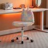 product-407d9c7caf02f13c7169bf919c65e93479b59281.temu_.000001 1pc a White Rotating Office Chair, a Sporty Chair, a Vibrant Chair, And an Adorable Animal-Themed Computer Chair