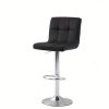 product-75d7b31c6f2a084111ce769288a39e69da195cc9.temu_.000001 Adjustable Armless Swivel Bar Stools Set - Hydraulic PU Leather with Thickened Seat Cushion & Backrest for Kitchen Counter Height Home Bar