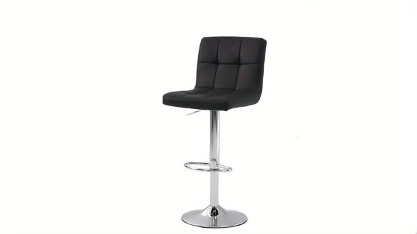 product-75d7b31c6f2a084111ce769288a39e69da195cc9.temu_.000001 Adjustable Armless Swivel Bar Stools Set - Hydraulic PU Leather with Thickened Seat Cushion & Backrest for Kitchen Counter Height Home Bar