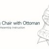 product-7b4b918bb2fe2853de985c096be01db9643d9233.temu_.000001 Outdoor Terrace with Footstool Rocking Chair, Oversized Papasan Chair with Cushion for Comfortable Reading, Suitable for Deck/Garden/Terrace/Camping, Outdoor Terrace Furniture. Beige