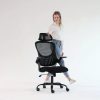 product-81d0b19b960044ee79f6942bdeab68ea92687827.goods_.000001 Ergonomic Office Desk Computer Chair - High Back Comfy Swivel - Home Gaming Mesh Chairs With Wheels - 144° Tilt For Study - Adjustable Headrest - Comfortable Lumbar Support - Flip-up Arms