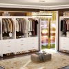 Wardrobe with 3 Drawers, 24 Inch Closet Organizer, Wooden Closet, Walk-in Closet