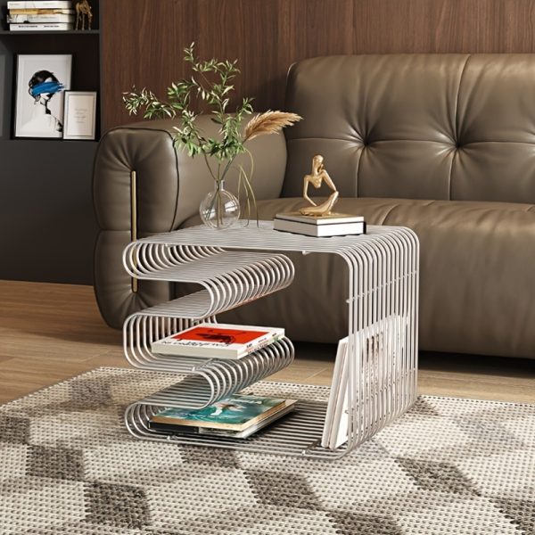 product-algo_check-auto-006f2f1c7ce4766c220594649669e57d_1745811646474 Sofa Side Table Small Apartment Coffee Table Easy Modern Light Luxury Coffee Table Side Table Corner Table Newspaper Rack Shelf