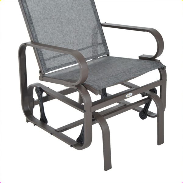 product-algo_check-auto-580ef8f1d1ef01372c7543e4fa7901b2_1780432387149 Patio Glider Rocker, Metal High-Back Chair for Use - Gray
