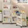 product-algo_check-auto-584e061f17f22ddfa645840c340260c7_1759284723358 Multi-Functional Bookshelf, Floor Standing Storage Rack, Movable Snack & Sundries Cart, Multi-Layer Organizer Shelf for Living Room And Kitchen