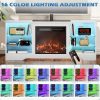 product-algo_check-auto-60d85afd5d825305f8ab566c906cd066_1737618571339 Fireplace TV Stand with 18-Inch Fireplace, Modern Entertainment Center for Tvs Up to 65 Inches, Media TV Console with Adjustable Glass Shelves And Storage Cabinets, Farmhouse TV Stand for Living Room