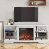 product-algo_check-auto-d606d8a262076b2c8a35ca1c9df24223_1737618570317 Fireplace TV Stand with 18-Inch Fireplace, Modern Entertainment Center for Tvs Up to 65 Inches, Media TV Console with Adjustable Glass Shelves And Storage Cabinets, Farmhouse TV Stand for Living Room