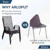 product-algo_framework-ImageCm2InAlgo-195cbeb2-58eb-11f1-b0ac-0a580ab004a0-1 7pcs Outdoor Dining Table and Chairs for 6 People - Textilene Stackable Patio Furniture with Glass Table & Umbrella Hole Base Suitable for Deck, Poolside,, Backyard - Umbrella Not Included
