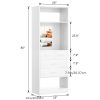 product-algo_framework-ImageCm2InAlgo-4c0baaae-769b-11f0-8f19-0a580aa440d8 Unikito 25 Inch Closet System with 4 Drawers, 2FT Wood Closets Organizer with Storage Shelves And Mirror Design, Freestanding Sturdy Walk in Closet Tower for Bedroom, 25" W X 16" D X 80" H, White