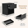 product-algo_framework-ImageCm2InAlgo-4defa3ae-3976-11f1-a6c7-0a580ab03093 Modern Space-Saving Nightstand with Hidden Drawers & Open Shelf - Curved Bedside Table Suitable for Small Bedrooms, Freestanding Assembly Required Bedside with Concealed Drawers and Open Shelves for Narrow Spaces