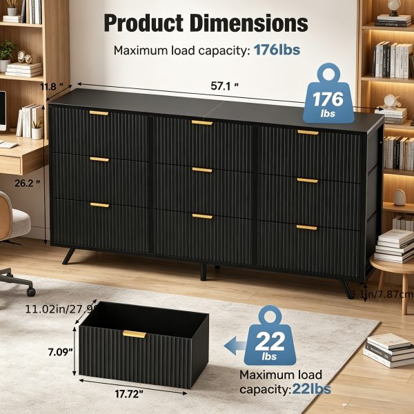 product-algo_framework-ImageCm2InAlgo-4e04216e-649e-11f1-9ee5-0a580aae0449 9 Drawer Modern Fluted File Cabinet, Wide Drawers with Metal Handles, Multi-Functional Storage Cabinet for Home Office