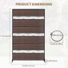 product-algo_framework-ImageCm2InAlgo-537ba9a0-116f-11f1-b0d0-0a580aa20d4f 6-Foot Outdoor Privacy Barrier, Stylish Fence, Standalone Woven Rattan Partition for Patio, Balcony, Garden, Backyard, Deck, Porch, in Brown Color