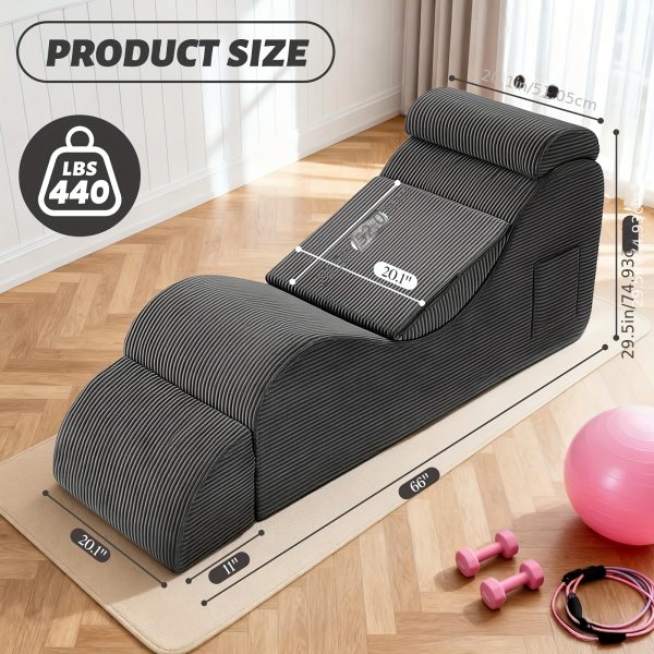 product-algo_framework-ImageCm2InAlgo-677a05d4-baba-11f0-a52f-0a580ab02cf5 Yoga Chair Lounge for Adult, Ergonomic Chaise Lounge Chair with Side Pocket, Headrest, Waist Pad, Ottoman, Perfect for Stretching, Massage, And Relaxation, Used In Living Room, Bedroom, Lazy Sofa, Gaming Sofa