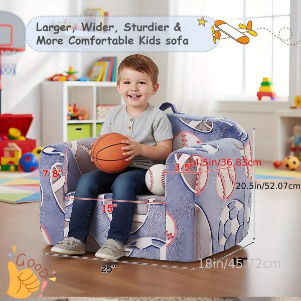 product-algo_framework-ImageCm2InAlgo-79d54192-b4a4-11f0-88fd-0a580aaf1577 Welnow Sofa, Couch for Kids with Carry Handle And Side Pockets, Foam Chair for Toddlers, Armrest Chair for Kids, Reading Sofa for Boys Or Girls