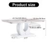 product-algo_framework-ImageCm2InAlgo-a93d3f7c-0722-11f1-9473-0a580aa2314b Contemporary Minimalist Rectangular Coffee Table Featuring a White Faux Marble Design, a Spacious And Adaptable Piece for The Living Room, Perfect As a Central Tea Table Or Accent Furniture, Ideal for Various Settings, And Easy to Assemble