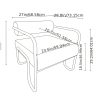 product-algo_framework-ImageCm2InAlgo-fe6e4c1a-421a-11f1-aacb-0a580ab03093 27"L Living Room Iron Sofa Chair, Lazy Individual Chair, Balcony Leisure Chair, Modern, Small Space