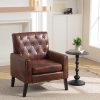 product-be48415c407732cc9cbfec9331116b599de188c7.temu_.000001 Medieval-inspired Modern Decor Chair, Faux Leather Reception Office Chair-leather Club Chair Suitable for Living Rooms, Bedrooms, Or Waiting Areas.