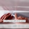 product-d46fded741404003497fe0e1390f581c5fed58bc.goods_.000001 1x Durable Transparent Plastic Front Door Canopy- Transparent, Waterproof Roof Window Sunshade Cover, Outdoor Balcony and Entrance Invisible Snow and Rain Protection, Easy to Install