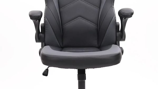 product-e62b0d38050fac145ce870252b3cbfa2ab36376a.goods_.000001 Ergonomic Gaming Chair | High Back, Flip-up Armrest, Wheeled, Height Adjustable 360°-Swivel, Sponge Filled, Solid Back Style, Synthetic Faux Leather, Lumbar Support, Manual Recliner, Wipe Clean - ANTONIA