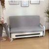 product-f76b728bbacb46cab413cdef6b3c02196cf29435.goods_.000001 Contemporary Expandable Couch, Dual-Purpose Sofa Bed, Living Room Sofa Featuring Storage Recliner, Convertible Bed Sofa, Gray Fabric Sofa
