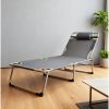 product-fancy-00ce72f9-909b-431c-9eef-cbbc359e2e44 Foldable Bed Frame, 66.93x22.05inch Adjustable 4-position Reclining Lounge Chair, Suitable for Family Temporary Guest Bed