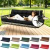 product-fancy-00d511dc-2836-4f4c-b676-7966dc45cc9d 3-Seater Waterproof Outdoor Porch Swing Cushion with Backrest - Suitable for Outdoor Furniture, Thick 5" Cushion, Machine Washable Suitable for Patio Bench, Garden Swing Chair, Backyard Cushions for Poolside and Deck