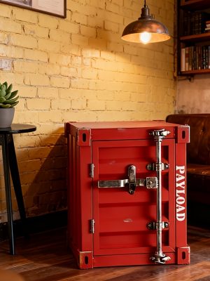 Coffee Table, Side Table, Industrial Style Cabinet, Iron Bedside Table, Creative Bedside Cabinet, Small Storage Cabinet