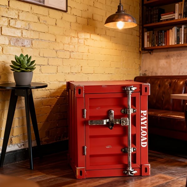 product-fancy-00f60791-909b-45fb-a5d7-507969d8e966 Coffee Table, Side Table, Industrial Style Cabinet, Iron Bedside Table, Creative Bedside Cabinet, Small Storage Cabinet