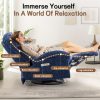 product-fancy-0178bb60-9bfc-479c-bcc5-bf50bac26f7b Large Swivel Recliner, Adult Rocking Electric Recliner, Electric Recliner, Comfortable Soft-shell Recliner, with USB Port And Living Room Storage Space, Chenille Fabric, Free Shipping