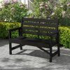 product-fancy-01b1a311-74a4-43b0-8807-17ede9c31893 51.5' Outdoor Bench Heavy Duty HDPE Garden Bench for Patio, Park, Porch & Backyard Comfortable 2-Person Seating Rust-Free & All Weather Resistant