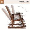 product-fancy-032918a2-c1ed-49c5-aa4c-a42b2c175003 Wooden Rocking Chair for Outdoor Use, Featuring a Rustic High Back Design, Suitable for Indoor Spaces, Backyards, And Patios, in a Natural End