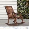 product-fancy-049cfd05-41df-43a1-b6eb-fde0d28a91bd Wooden Rocking Chair for Outdoor Use, Featuring a Rustic High Back Design, Suitable for Indoor Spaces, Backyards, And Patios, in a Natural End