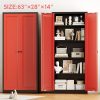 product-fancy-05d7c0d2-d94f-4de1-aad4-cbe62714e5d1 Lockable Metal Filing Cabinet, Metal Filing Cabinet, Used For Storing Documents And Office Supplies, Equipped With A Door And Shelves, Is A Modern Style Filing Cabinet, Convenient To Use And With A Small Footprint.