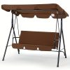 product-fancy-05f8f40b-ee90-49b2-9a8d-59dd607f7750 YODOLLA Outdoor Swing Chairs, 2-Person Glider Bench with Detachable Cushion And Adjustable Canopy, Ideal for Garden, Poolside, And Backyard