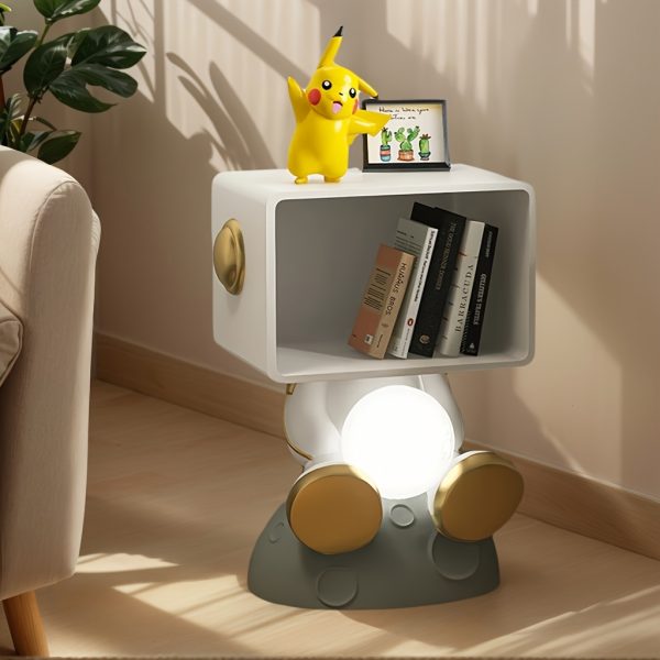 product-fancy-06a1e983-555e-42be-9975-1b2d59f60f25 Astronaut Bedside Table, Large Storage Space, Suitable for Bedroom, Decorated with Cartoon Family Style