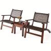product-fancy-06b86129-e526-4f76-a847-2a75ea5abaff 3pcs Outdoor Patio Rattan Furniture Set Solid Wood Frame Chair Coffee Table