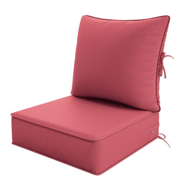 product-fancy-072dc5a4-46b3-411f-873a-b6fbcef68df7 Outdoor Cushion Set of 1pc/2pcs/4pcs/6pcs - Thick 35D High-Density Foam Cushions Measuring 24*24*6.5 Inches, Featuring Quick Rebound, High Durability, And Easy Cleaning, Suitable for Outdoor Furniture Like Sofas And Patio Chairs